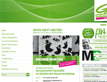 Tablet Screenshot of die-gruenen-moedling.at